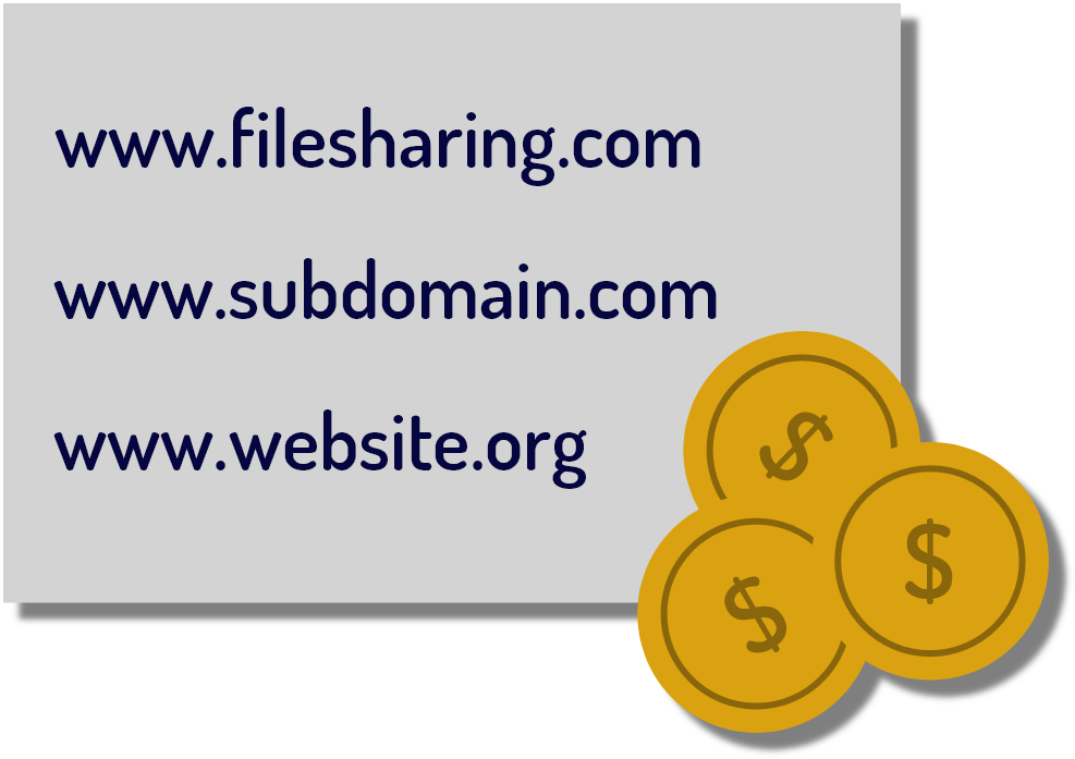 Example domains with coins